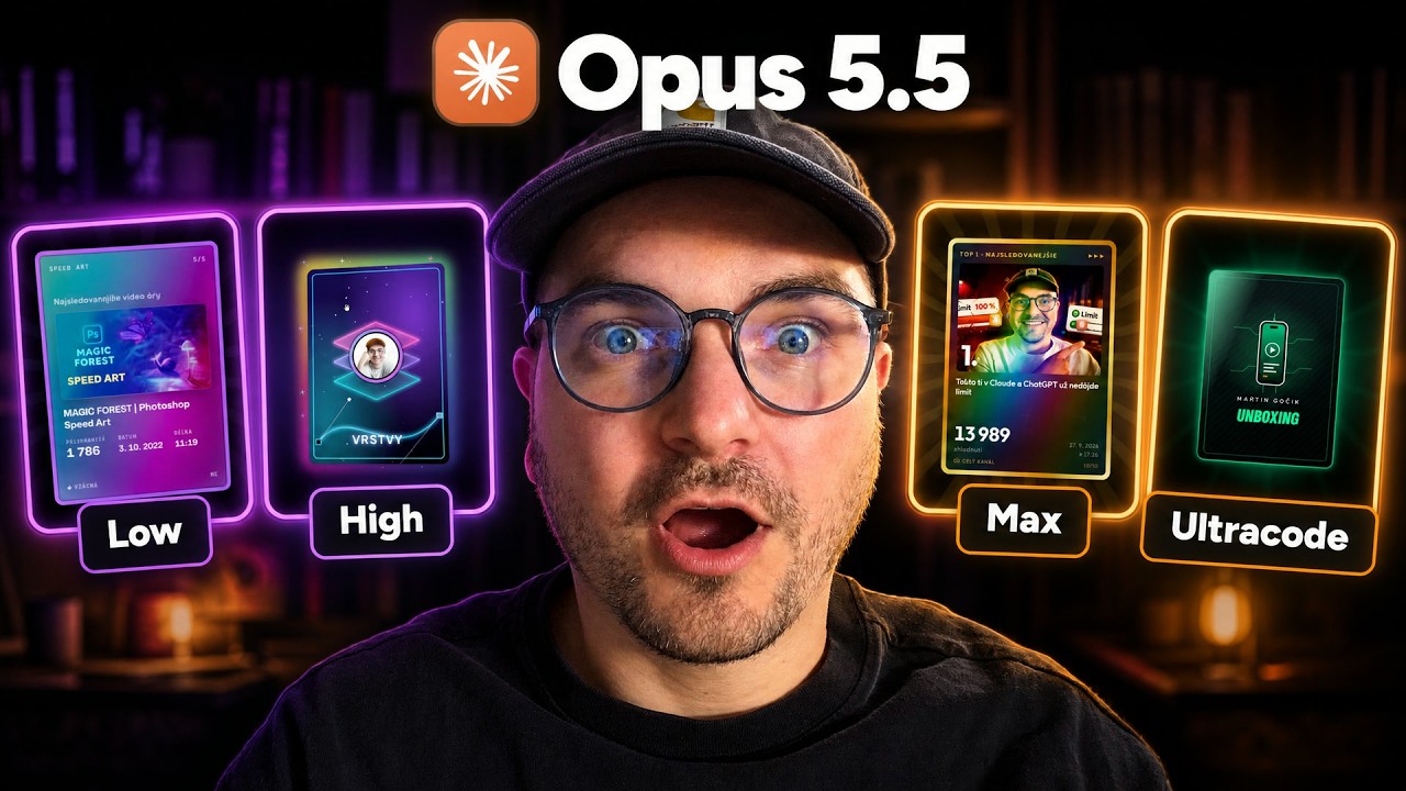 Prompty a návod z testu Opus 5.5 na všetkých úrovniach effortu